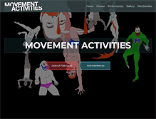 Tablet Screenshot of movementactivities.com